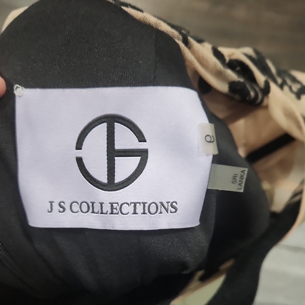 Js Collections Black And Cream Embellished Knee-L… - image 2